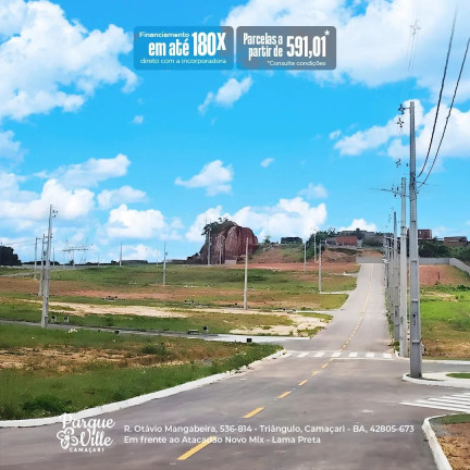 Imagem Terreno à Venda, 160 m² em Lama Preta - Camaçari Imagem Terreno à Venda, 160 m² em Lama Preta - Camaçari
