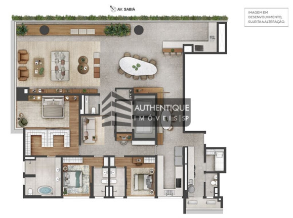 Imagem Apartamento com 3 Quartos à Venda, 317 m² em Moema - São Paulo
