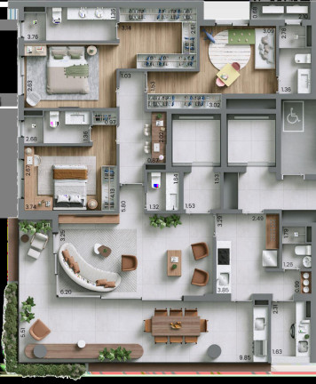 Imagem Apartamento com 3 Quartos à Venda, 266 m² em Campo Belo - São Paulo Imagem Apartamento com 3 Quartos à Venda, 266 m² em Campo Belo - São Paulo