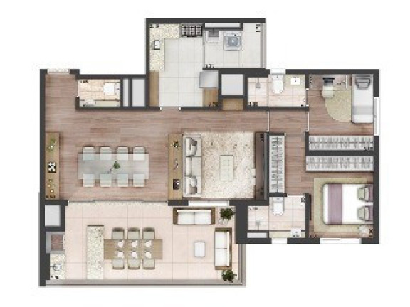 Imagem Imóvel com 3 Quartos à Venda, 137 m² em Chácara Santo Antonio - São Paulo Imagem Imóvel com 3 Quartos à Venda, 137 m² em Chácara Santo Antonio - São Paulo