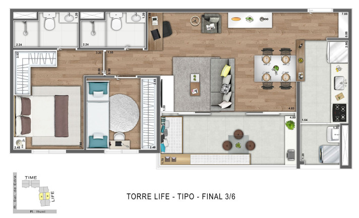 Imagem Apartamento com 2 Quartos à Venda, 66 m² em Saúde - São Paulo