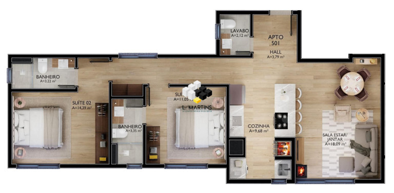 Imagem Apartamento com 2 Quartos à Venda, 98 m² em Centro - Gramado Imagem Apartamento com 2 Quartos à Venda, 98 m² em Centro - Gramado