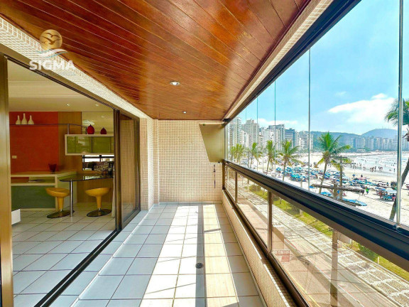 Apartamento com 3 Quartos à Venda, 166 m² em Jardim Astúrias - Guarujá