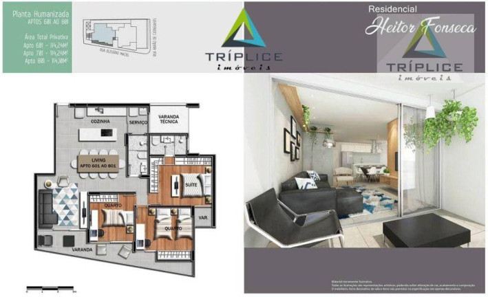 Imagem Cobertura com 4 Quartos à Venda, 276 m² em Santa Helena - Juiz De Fora