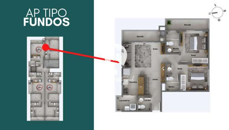 Imagem Apartamento à Venda, 71 m² em Caiobá - Matinhos Imagem Apartamento à Venda, 71 m² em Caiobá - Matinhos