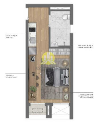Imagem Apartamento com 1 Quarto à Venda, 26 m² em Vila Madalena - São Paulo