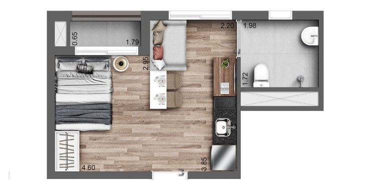 Imagem Imóvel com 1 Quarto à Venda, 24 m² em Indianópolis - São Paulo Imagem Imóvel com 1 Quarto à Venda, 24 m² em Indianópolis - São Paulo
