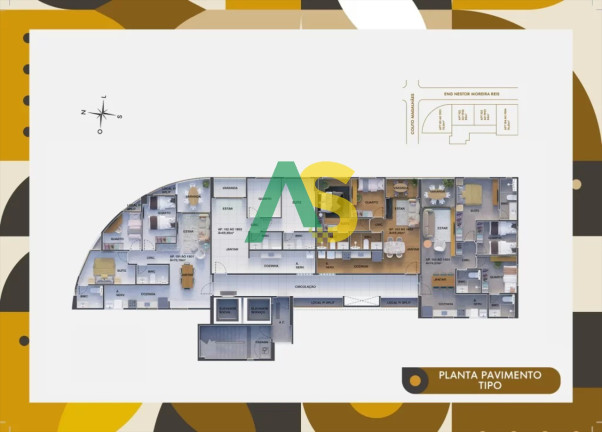 Imagem Imóvel com 3 Quartos à Venda, 75 m² em Rosarinho - Recife