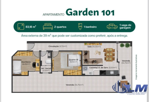 Imagem Imóvel com 2 Quartos à Venda, 52 m² em Praia Do Morro - Guarapari