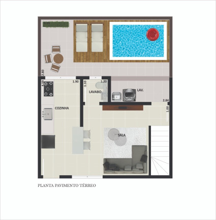 Imagem Imóvel com 2 Quartos à Venda, 85 m² em Vila Atlântica - Mongaguá