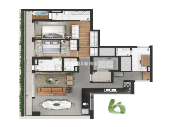 Imagem Apartamento com 3 Quartos à Venda, 294 m² em Moema - São Paulo
