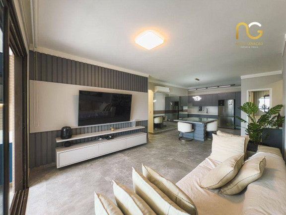 Imagem Apartamento com 3 Quartos à Venda, 143 m² em Canto Do Forte - Praia Grande