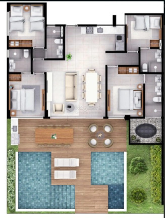 Imagem Apartamento com 4 Quartos à Venda, 175 m² em Ipojuca - Ipojuca Imagem Apartamento com 4 Quartos à Venda, 175 m² em Ipojuca - Ipojuca