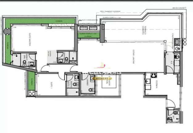 Imagem Apartamento com 2 Quartos à Venda, 167 m² em Brooklin - São Paulo