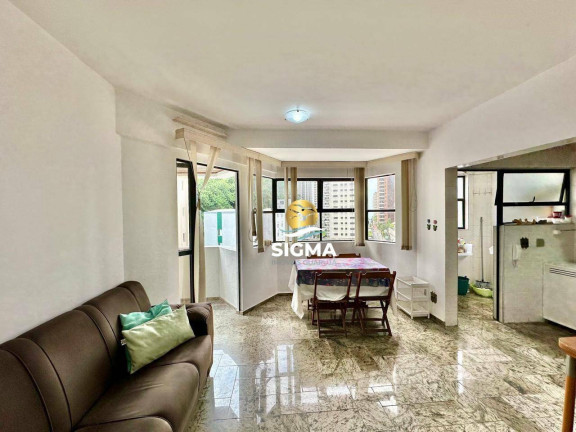 Imagem Apartamento com 2 Quartos à Venda, 65 m² em Jardim Astúrias - Guarujá