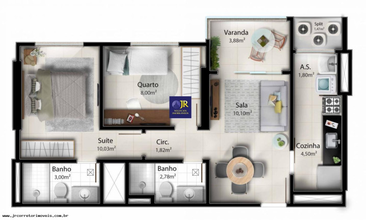 Imagem Apartamento com 3 Quartos à Venda,  em Praia De Itaparica - Vila Velha