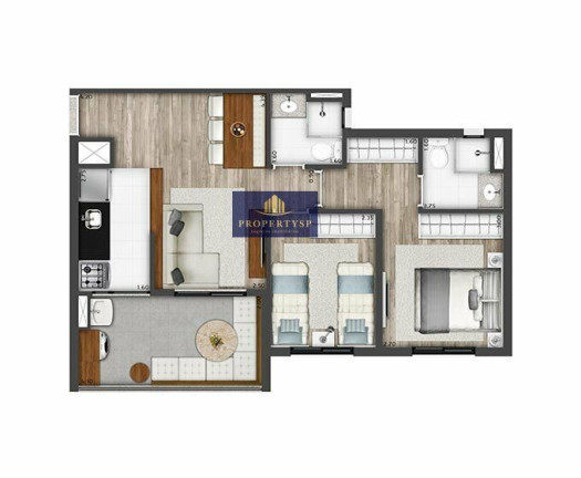 Imagem Apartamento com 2 Quartos à Venda, 58 m² em Pinheiros - São Paulo Imagem Apartamento com 2 Quartos à Venda, 58 m² em Pinheiros - São Paulo