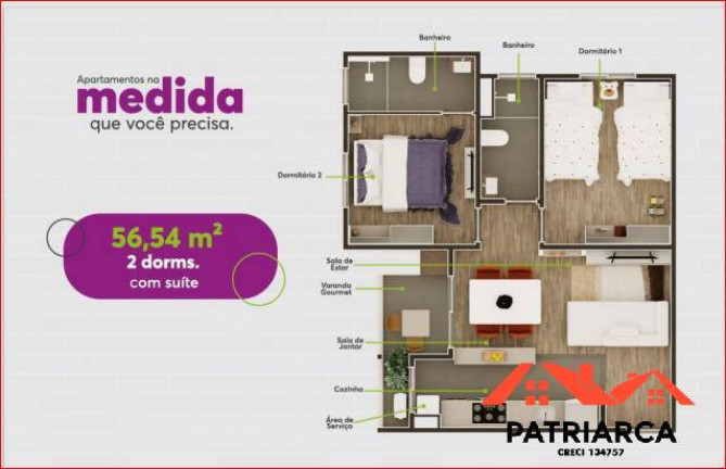 Imagem Apartamento com 2 Quartos à Venda, 56 m² em Jardim Nova Hortolândia I - Hortolândia Imagem Apartamento com 2 Quartos à Venda, 56 m² em Jardim Nova Hortolândia I - Hortolândia