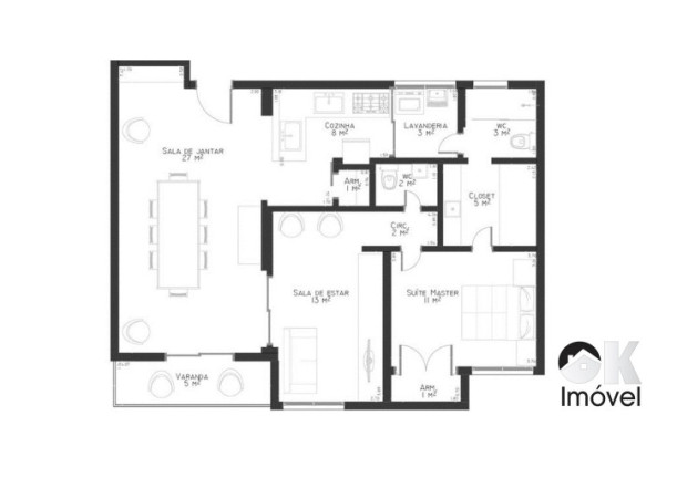 Foto do imóvel Apartamento com 2 Quartos à Venda, 90 m² em Perdizes - São Paulo