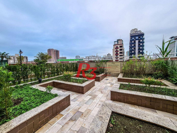 Imagem Apartamento com 3 Quartos à Venda, 111 m² em Encruzilhada - Santos