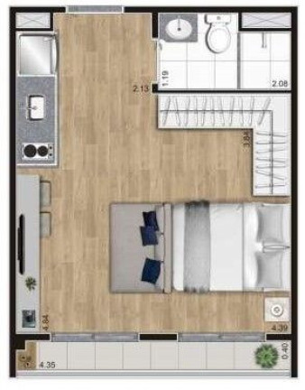 Imagem Apartamento com 2 Quartos à Venda, 43 m² em Belenzinho - São Paulo Imagem Apartamento com 2 Quartos à Venda, 43 m² em Belenzinho - São Paulo