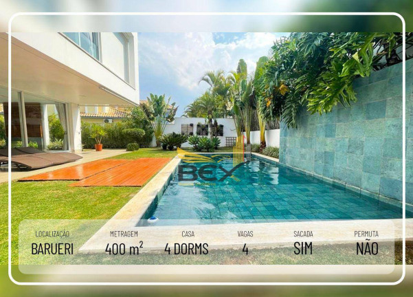 Casa com 4 Quartos à Venda, 400 m² em Residencial Morada Dos Lagos - Barueri