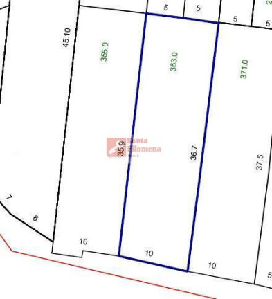 Imagem Terreno à Venda, 363 m² em Bangú - Santo André Imagem Terreno à Venda, 363 m² em Bangú - Santo André