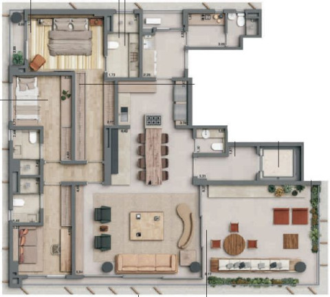 Imagem Apartamento com 3 Quartos à Venda, 319 m² em Itaim Bibi - São Paulo Imagem Apartamento com 3 Quartos à Venda, 319 m² em Itaim Bibi - São Paulo