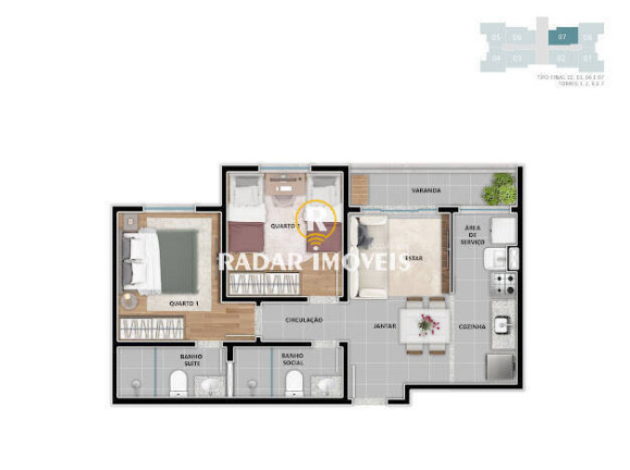 Imagem Apartamento com 2 Quartos à Venda, 55 m² em Nova São Pedro - São Pedro Da Aldeia Imagem Apartamento com 2 Quartos à Venda, 55 m² em Nova São Pedro - São Pedro Da Aldeia