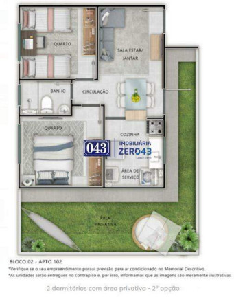 Imagem Apartamento com 2 Quartos à Venda, 41 m² em Cidade Industrial 2 - Londrina Imagem Apartamento com 2 Quartos à Venda, 41 m² em Cidade Industrial 2 - Londrina