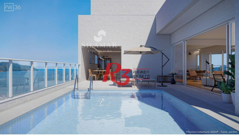 Imagem Apartamento com 3 Quartos à Venda, 224 m² em Gonzaga - Santos Imagem Apartamento com 3 Quartos à Venda, 224 m² em Gonzaga - Santos