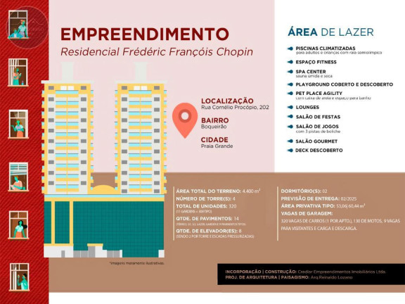 Imagem Apartamento com 2 Quartos à Venda, 57 m² em Boqueirão - Praia Grande
