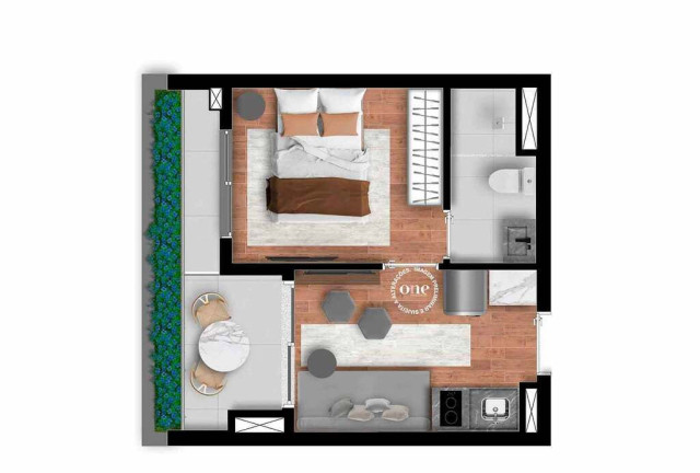 Imagem Studio com 1 Quarto à Venda, 35 m² em Moema - São Paulo