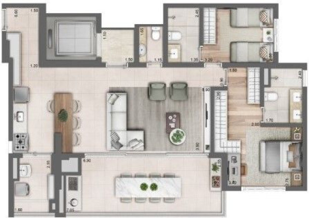 Imagem Apartamento com 4 Quartos à Venda, 209 m² em Perdizes - São Paulo