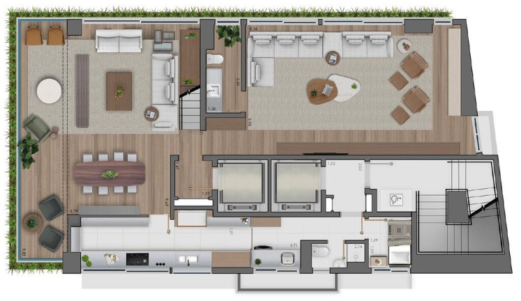 Apartamento com 2 Quartos à Venda, 162 m² em Vila Nova Conceição - São Paulo