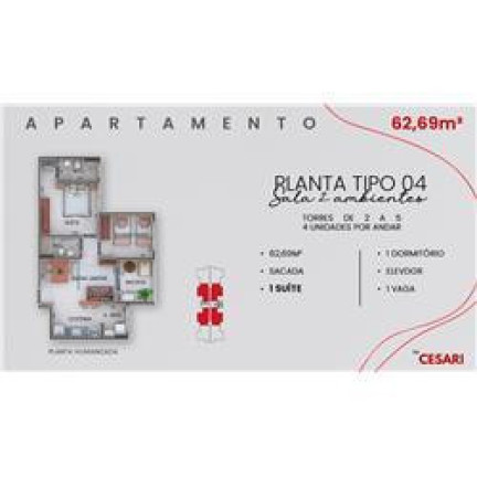 Imagem Apartamento com 2 Quartos à Venda, 65 m² em Vila Planalto - Campo Grande Imagem Apartamento com 2 Quartos à Venda, 65 m² em Vila Planalto - Campo Grande