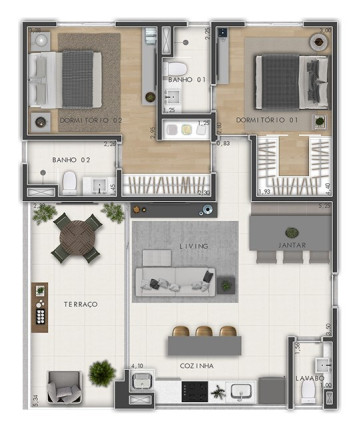 Imagem Imóvel com 2 Quartos à Venda, 82 m² em Indianópolis - São Paulo