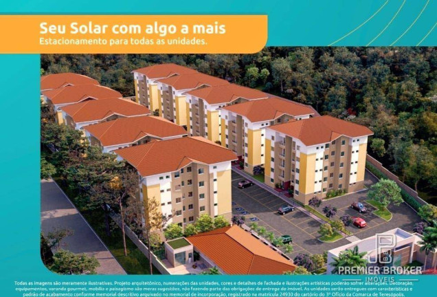 Imagem Apartamento com 2 Quartos à Venda, 54 m² em Cascata Do Imbuí - Teresópolis