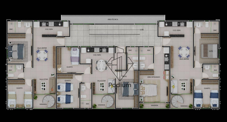 Imagem Apartamento com 3 Quartos à Venda, 60 m² em Aeroclube - João Pessoa