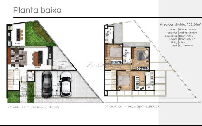 Imagem Sobrado com 3 Quartos à Venda, 140 m² em Carandá Bosque - Campo Grande