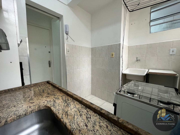 Imagem Apartamento com 1 Quarto para Alugar, 50 m² em Gonzaga - Santos