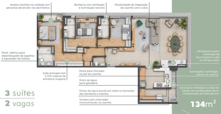Imagem Apartamento com 3 Quartos à Venda, 134 m² em Pinheiros - São Paulo Imagem Apartamento com 3 Quartos à Venda, 134 m² em Pinheiros - São Paulo