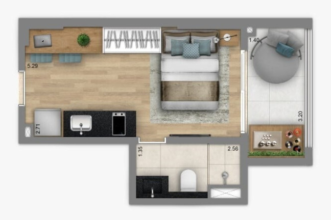Imagem Apartamento à Venda, 20 m² em Mooca - São Paulo