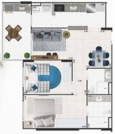 Imagem Apartamento com 2 Quartos à Venda, 70 m² em Mirim - Praia Grande Imagem Apartamento com 2 Quartos à Venda, 70 m² em Mirim - Praia Grande