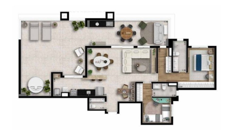 Imagem Apartamento com 3 Quartos à Venda, 140 m² em Vila Osasco - Osasco Imagem Apartamento com 3 Quartos à Venda, 140 m² em Vila Osasco - Osasco