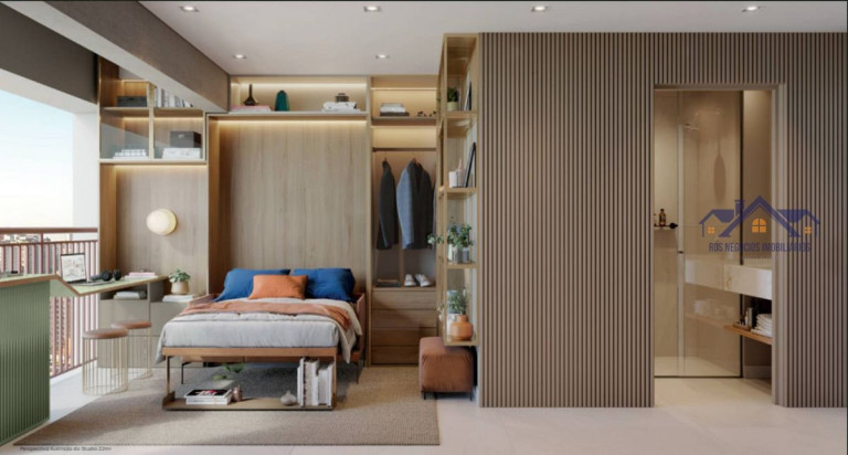 Imagem Apartamento com 1 Quarto à Venda, 34 m² em Brooklin Paulista - São Paulo