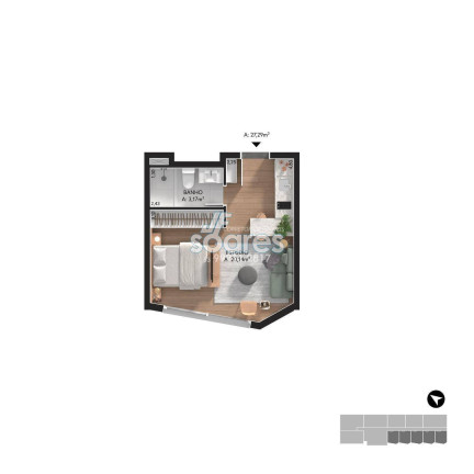 Imagem Apartamento com 2 Quartos à Venda, 91 m² em São Gonçalo - Pelotas