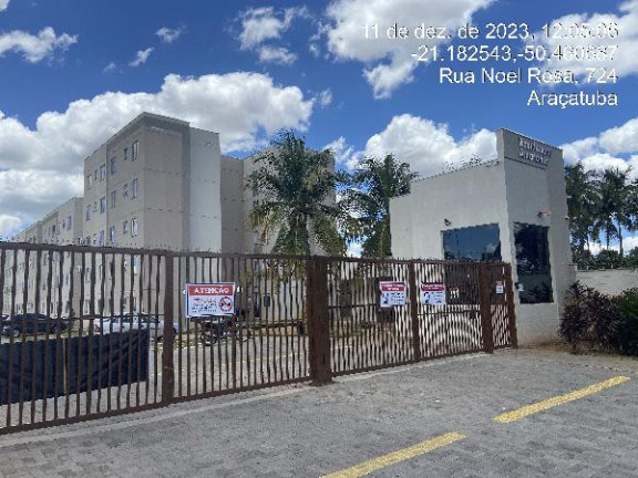 Apartamento com 2 Quartos à Venda, 39 m² em Chacaras Tv - Aracatuba
