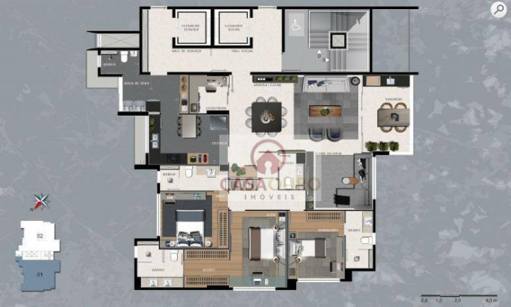 Imagem Apartamento com 4 Quartos à Venda, 150 m² em Serra - Belo Horizonte Imagem Apartamento com 4 Quartos à Venda, 150 m² em Serra - Belo Horizonte