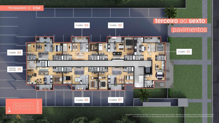 Imagem Apartamento com 3 Quartos à Venda, 65 m² em Boa Vista - Curitiba Imagem Apartamento com 3 Quartos à Venda, 65 m² em Boa Vista - Curitiba